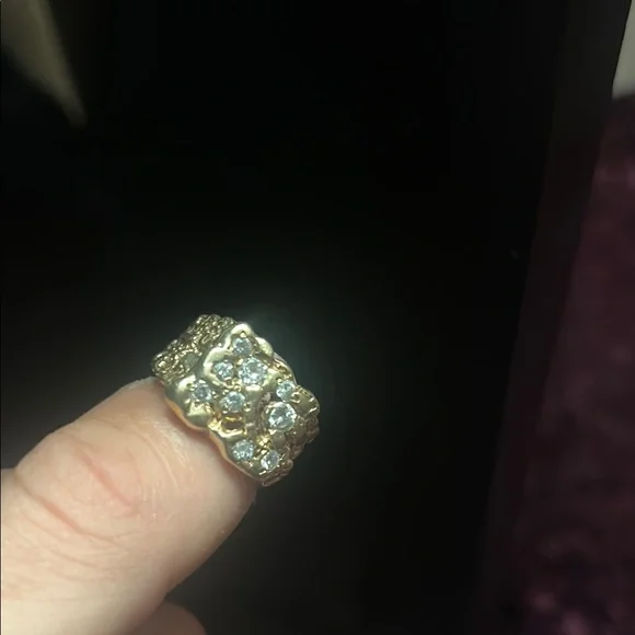 Gold Textured Ring
